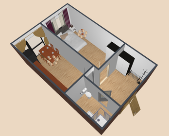 Квартира 46,2 м², 1-комнатная - изображение 2