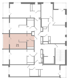 16 м², квартира-студия 3 500 000 ₽ - изображение 114