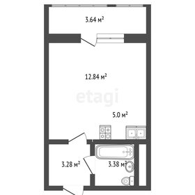 Квартира 24,5 м², студия - изображение 1