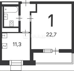 Квартира 41,1 м², 1-комнатная - изображение 1