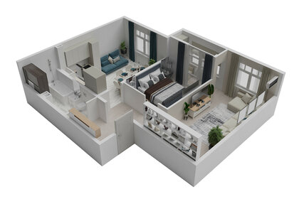 Квартира 63,1 м², 2-комнатная - изображение 1