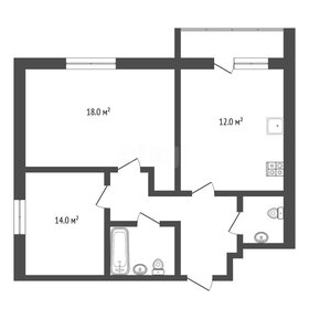 Квартира 58,5 м², 2-комнатная - изображение 1