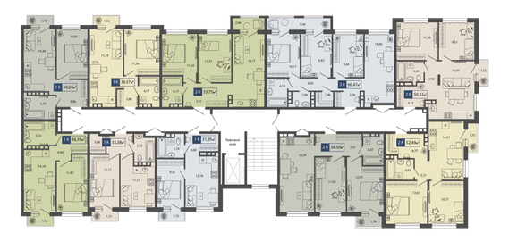 Квартира 50,3 м², 2-комнатная - изображение 2