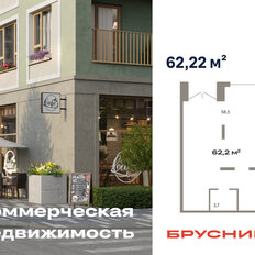 62,2 м², помещение свободного назначения - изображение 1