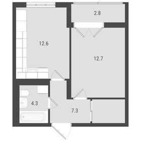 Квартира 37,8 м², 1-комнатная - изображение 1