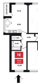 Квартира 45,1 м², 1-комнатная - изображение 1