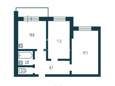 Квартира 54 м², 2-комнатная - изображение 1