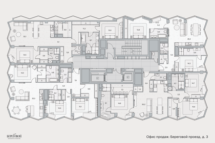 Квартира 117,9 м², 3-комнатная - изображение 2