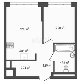 Квартира 36,3 м², 1-комнатная - изображение 1