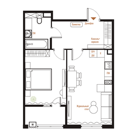 Квартира 45,1 м², 1-комнатная - изображение 2