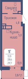 29,7 м², квартира-студия 5 049 000 ₽ - изображение 10