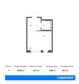 25,9 м², квартира-студия 6 315 478 ₽ - изображение 14