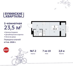 23,5 м², квартира-студия 7 847 073 ₽ - изображение 37