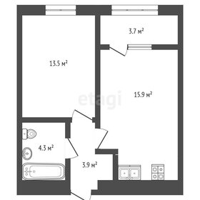 43,8 м², 1-комнатная квартира 4 990 000 ₽ - изображение 25