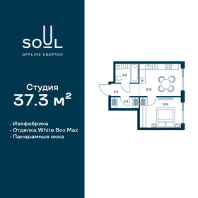 42,8 м², 1-комнатная квартира 19 500 000 ₽ - изображение 88