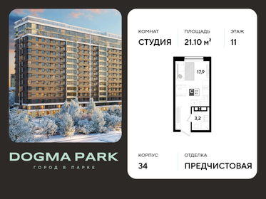 Квартира 21,1 м², студия - изображение 1
