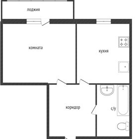 Квартира 45,8 м², 1-комнатная - изображение 1