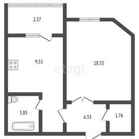 46 м², 1-комнатная квартира 5 400 000 ₽ - изображение 38