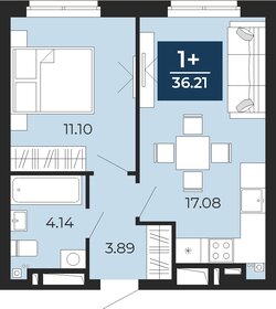 31 м², 1-комнатная квартира 5 200 000 ₽ - изображение 13