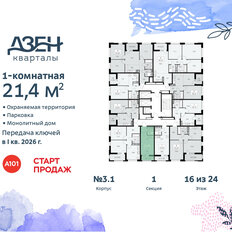 Квартира 21,4 м², студия - изображение 4