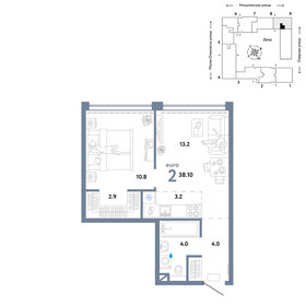 Квартира 38,1 м², 2-комнатная - изображение 1