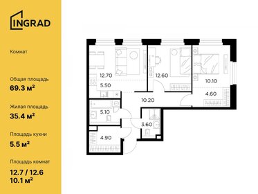 95 м², 4-комнатная квартира 14 500 000 ₽ - изображение 130