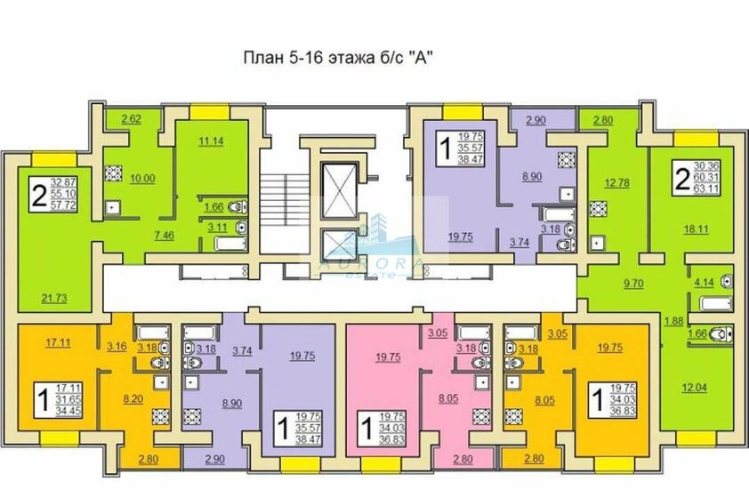 38,5 м², 1-комнатная квартира 3 700 000 ₽ - изображение 1