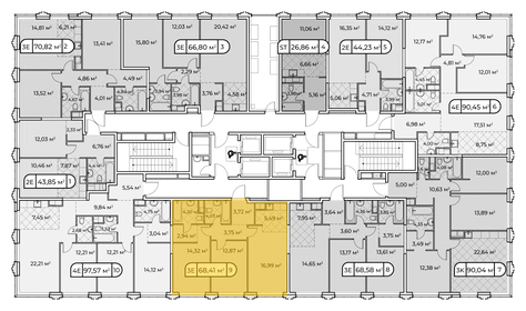 78,8 м², 2-комнатная квартира 33 900 000 ₽ - изображение 10