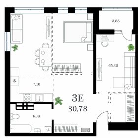 80,8 м², 2-комнатная квартира 21 002 800 ₽ - изображение 15
