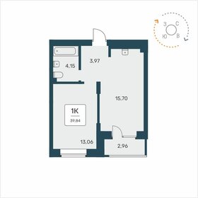 70 м², 3-комнатная квартира 43 000 ₽ в месяц - изображение 25