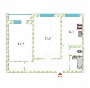 Квартира 50 м², 2-комнатная - изображение 4