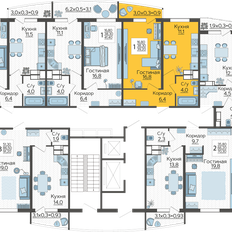 Квартира 39,4 м², 1-комнатная - изображение 2