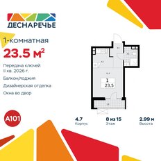 Квартира 23,5 м², студия - изображение 3