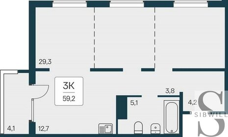 Купить двухкомнатную квартиру большую в Сочи - изображение 34