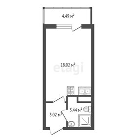 28,7 м², квартира-студия 4 500 000 ₽ - изображение 36