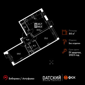 63,2 м², 3-комнатная квартира 14 213 680 ₽ - изображение 47