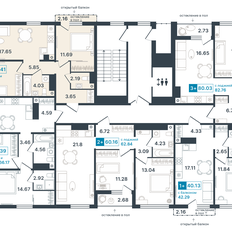 Квартира 59,4 м², 2-комнатная - изображение 3