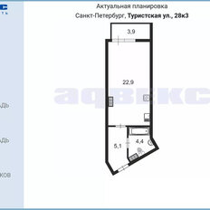 Квартира 32,4 м², студия - изображение 2