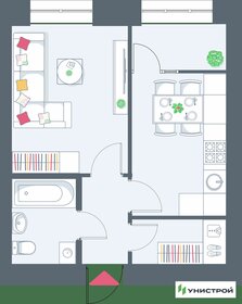 Квартира 34,2 м², 1-комнатная - изображение 1