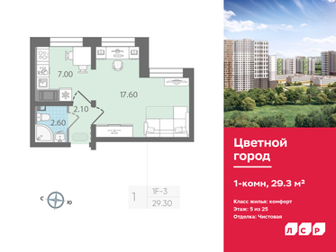 Квартира 29,3 м², 1-комнатная - изображение 1