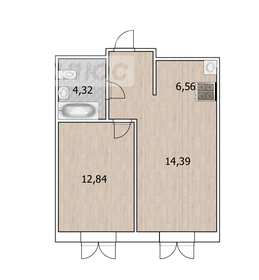 Квартира 42,1 м², 1-комнатная - изображение 2