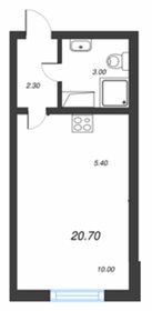 Квартира 20,5 м², студия - изображение 1