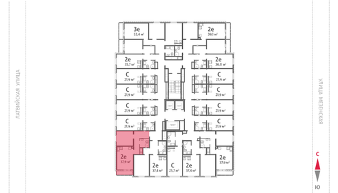 37,9 м², 1-комнатная квартира 3 831 235 ₽ - изображение 47