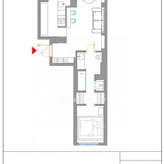 Квартира 46,7 м², 2-комнатная - изображение 2