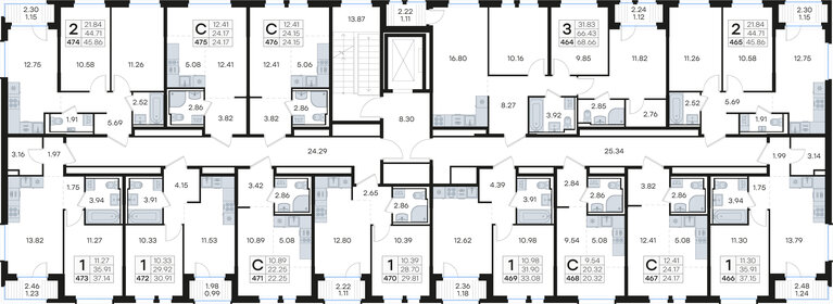 Квартира 45,9 м², 2-комнатная - изображение 2