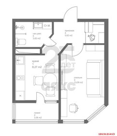 Квартира 35 м², 1-комнатная - изображение 1