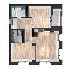 Квартира 57,7 м², 2-комнатная - изображение 5