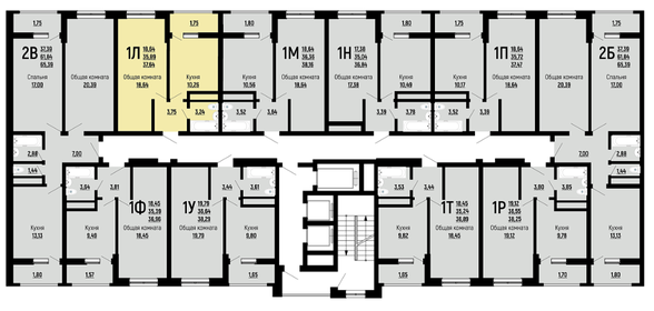 37 м², 1-комнатная квартира 5 246 990 ₽ - изображение 15