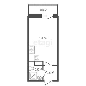 Квартира 20 м², студия - изображение 1