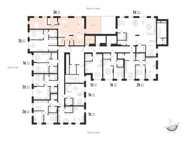 99,6 м², 3-комнатная квартира 18 400 000 ₽ - изображение 28